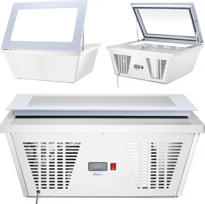 Zdjęcie produktu dla Hendi 233689, Zamrażarka skrzyniowa, 735 mm, 867 mm, 373 mm, 1 szt.