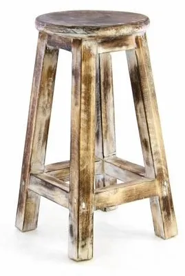 Obrázok produktu pre Designová vintage stolička opálená - 50 cm