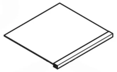 Obrázok produktu pre Duravit L-Cube, náhradná sklenená polička, 32,3 x 31,1 cm, vrátane držiakov