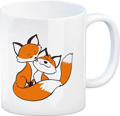Produktbild von Beste Mama der Welt Kaffeebecher mit Füchsen