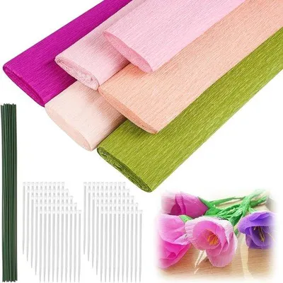 Obrázek produktu pro Barevné dekorační papíry v rolích, rozměry 25 x 250 cm, ideální pro oslavy, svatby a jako materiál pro výrobu ručně vyráběných dárků