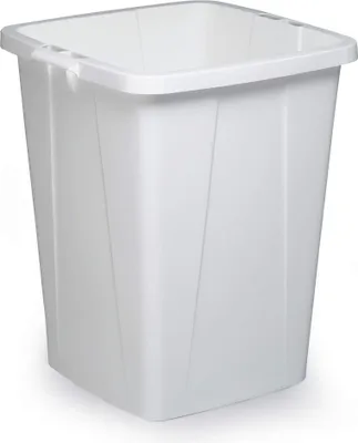 Obrázek produktu pro DURABLE Odpadkový koš DURABIN® 90L ?tvercový, bílá, 1800474010