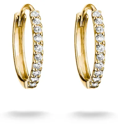 Produktbild von THOMAS SABO Creolen mit weißem Zirkonia