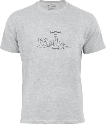 Produktbild von Cotton Prime® Leuchtturm T-Shirt - Moin M Grau