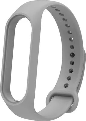 Produktbild von Silikon Armband Für Xiaomi Band 7 6 5 Ersatz Strap Sport Tracker Uhrenarmband Grau