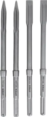 Produktbild von STIER Meißel-Set SDS-max 4-tlg. 400 x 25 mm / 400 mm