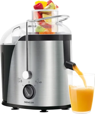 Produktbild von SENCOR SJE 741SS Odšťavovač, plniaci otvor (65 mm), nádoba na dreň 1,2 l, 400 W motor