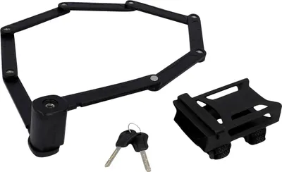 Productafbeelding van FISCHER 50385: Opvouwbaar fietsslot XL van Fischer, met houder, lengte: 1.100 mm