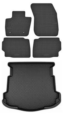 Obrázek produktu pro Gumové autokoberce SolidTread + vana kufru pro: Ford Mondeo MK5 2015-2020 liftback 5 ks