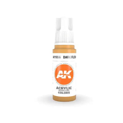 Produktbild von AK Interactive AK11056 - Dark Flesh 17ml - Neu