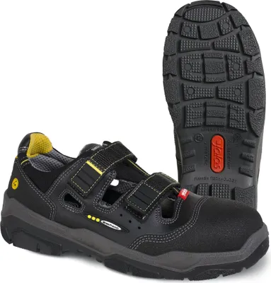 Produktbild von Sicherheitssandale JALAS 1510 Antislip | 1 Paar schwarz, S1 HRO SRC, Gr. 45