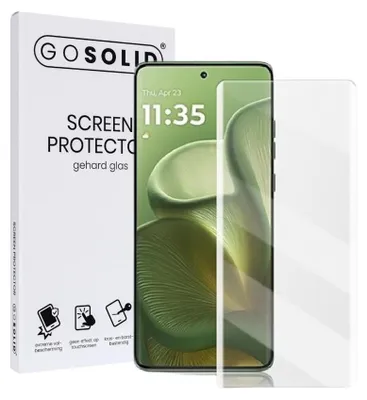 Produktbild von GO SOLID! Motorola Edge 60 Pro Displayschutzfolie aus Hartglas