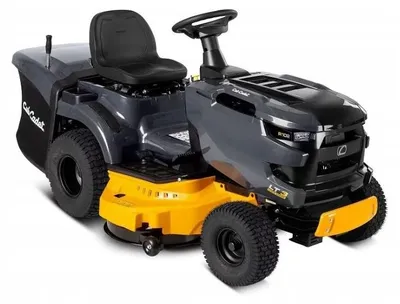 Image de Tracteur de jardin Cub-Cadet équipé d'un panier LT3 R102 de 102 cm