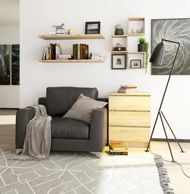 Produktbild von Akord Kommode 3 Schubladen Sonoma-Eiche/Weiß 60X40X77 Cm