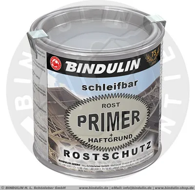 Produktbild von 250 ml Rostprimer / Autogrundierung mit eingebautem Haftgrund Rostschutzgrundierung Farbe: grau inkl. Pinsel von E-Com24