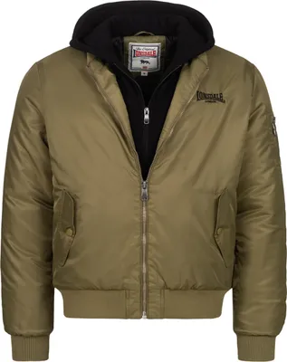 Immagine prodotto di Giacca da uomo con cappuccio regular fit BALLINDEAN Olive/Black XXL Lonsdale