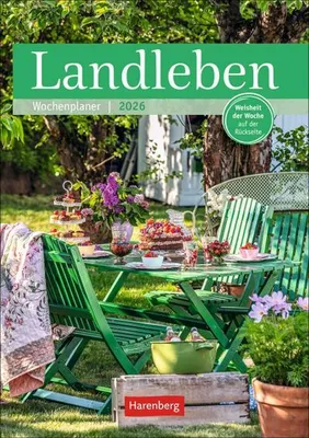 Zdjęcie produktu dla Landleben Wochenplaner 2026 - 53 Blatt mit Weisheit der Woch