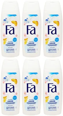 Produktbild von 6x Fa Duschgel GREEK YOGHURT 250ml pflegende Dusch-Creme mit Mandel-Duft Shower Gel