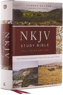 Productafbeelding van NKJV Study Bible, Hardcover, Full-Color, Red Letter Edition, Comfort Print
