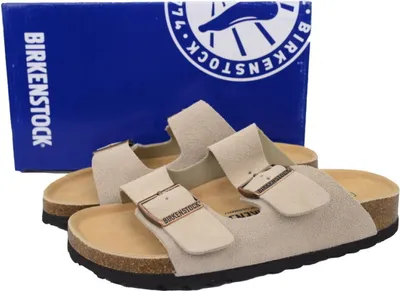 Produktbild von Birkenstock Arizona Soft Footbed Sand Velourleder