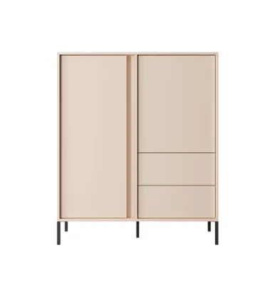 Produktbild von Moderne Kommode DAST 2D2S mit Schubladen – Beige, stilvoll & funktional