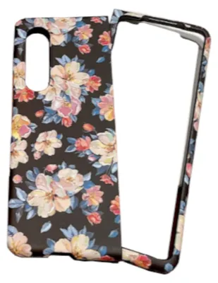 Produktbild von Samsung Galaxy Z Fold4 Frosted Blumenmuster-Schutzhülle Aprikosenblume Schutz