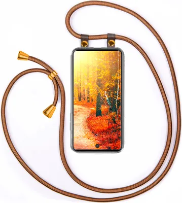 Produktbild von UMHÄNGEHÜLLE + KORDEL für Samsung Galaxy S20 FE / FE 5G, Farbe:Shiny Brown