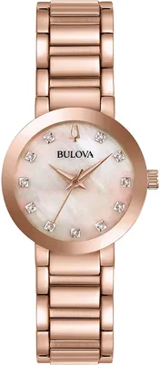 Imagen del producto de Reloj analógico Bulova "Futuro" para mujer, modelo 97P132