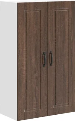 Zdjęcie produktu dla Szafka ścienna vidaXL PORTO, brązowa, imitacja dębu, 60 x 31 x 100 cm