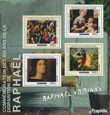 Produktbild von Briefmarken Zentralafrikanische Republik 2015 Mi 5760-5763 Kleinbogen (kompl.Ausg.) postfrisch Raffael
