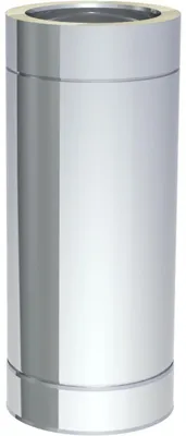 Produktbild von Jeremias DW-ECO 2.0 Doppelwand Edelstahl Abgassystem Ø 600mm Längenlement 500mm  für Öl Gas Festbrennstoffe Außenwandmontage