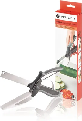 Produktbild von Vitility 70210450, Gemüse, Schwarz, Kunststoff, Gummi, 250 mm