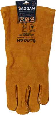Immagine prodotto di Guanti da barbecue Vaggan in pelle marrone taglia 11/XL