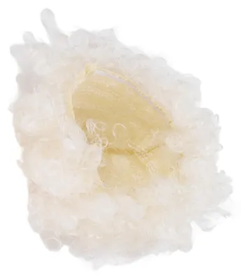Image de Perruque colorée innovante pour adultes : accessoire de tête original pour Halloween, inspiré du cirque et du football – Blanc