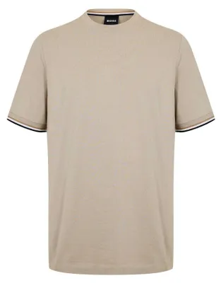 Produktbild von Boss - "Hbb Thompson 04" T-Shirt für Herren, Premium-Baumwolle, Regulär GT22077 (XXL) (Beige)