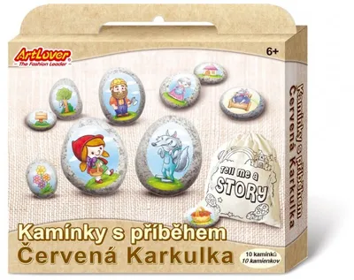 Produktbild von Kamínky s příběhem - Červená Karkulka