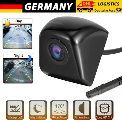 Produktbild von Rückfahrkamera Autokamera Unterbau Metall 170° Grad Blickwinkel Wasserdicht