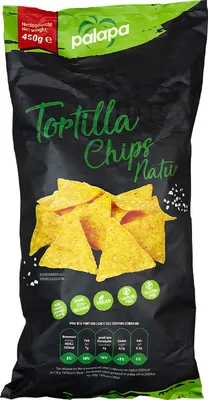 Produktbild von Palapa Tortilla Chips Natur mit Speisesalz Maistortillachips 450g