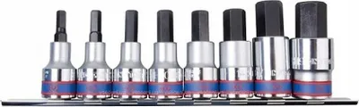 Produktbild von King Tony Allen Steckschlüsseleinsätze 1/2" 9Cz. 6-19Mm