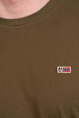 Image de NAPAPIJRI - T-shirt pour homme avec écusson drapeau - Taille S