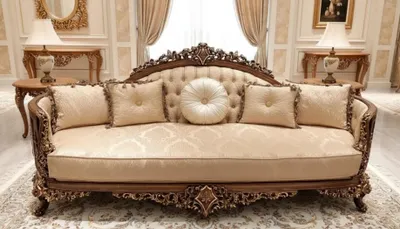 Zdjęcie produktu dla 3-osobowa sofa w klasycznym stylu – komfort dla Twojego salonu