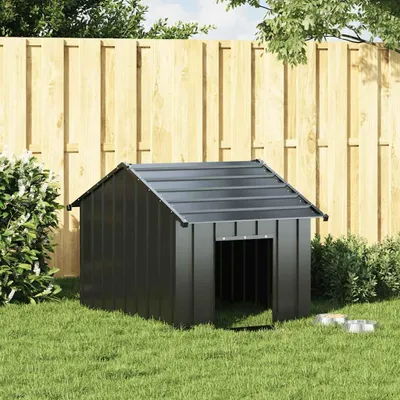 Immagine prodotto di vidaXL Cuccia per cani con tetto 83x130x85 cm Acciaio zincato
