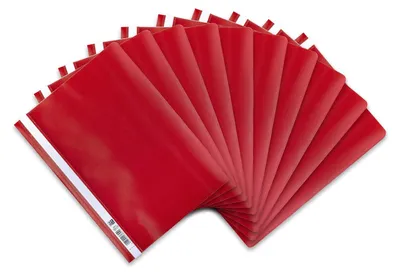 Produktbild von 10x Oxford Schnellhefter, DIN A4, PP, rot