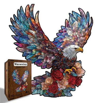 Produktbild von Holzpuzzle Adler, 246 Teile, Erwachsene, Einzigartige Form