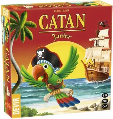 Produktbild von Catan Junior Trilingue Brettspiel Mehrfarbig 6-9 Years Mehrfarbig 6-9 Years