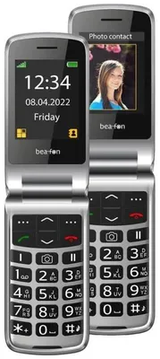 Produktbild von Beafon SL605, Klappgehäuse, Single SIM, 6,1 cm (2.4"), 1,3 MP, 1050 mAh, Schwarz