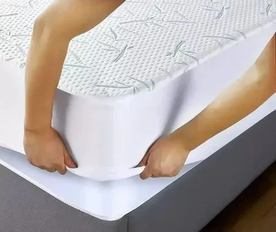 Imagen del producto de Solidchoice - Protector impermeable para colchón, 180 x 200 cm