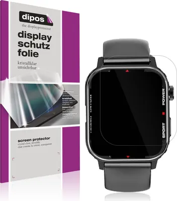 Produktbild von 6x Schutzfolie für G96 Smartwatch klar Displayschutzfolie Folie Display Schutz dipos