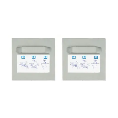 Produktbild von Selbstklebendes Befestigungsset Bilderhalter Haftbleche - 2x Halter 70x70mm