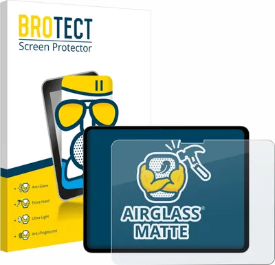 Produktbild von BROTECT Entspiegelungs Schutzglas für Apple iPad Pro 13" 2024 / 2025 (im Querformat) Schutzfolie Panzer Folie Glas Display Schutz matt